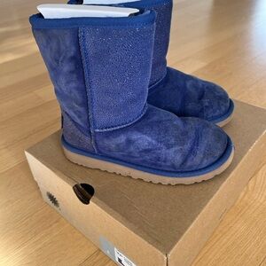 Girl’s UGG Royal Blue Suede Boots